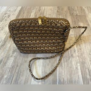 CEM Woven Metallic Purse